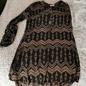 Long Tunic Dress - Printed